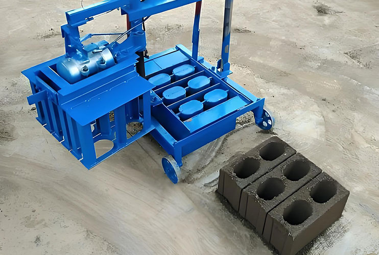 Petite Machine de Fabrication de Briques Mobiles - QMY2-40