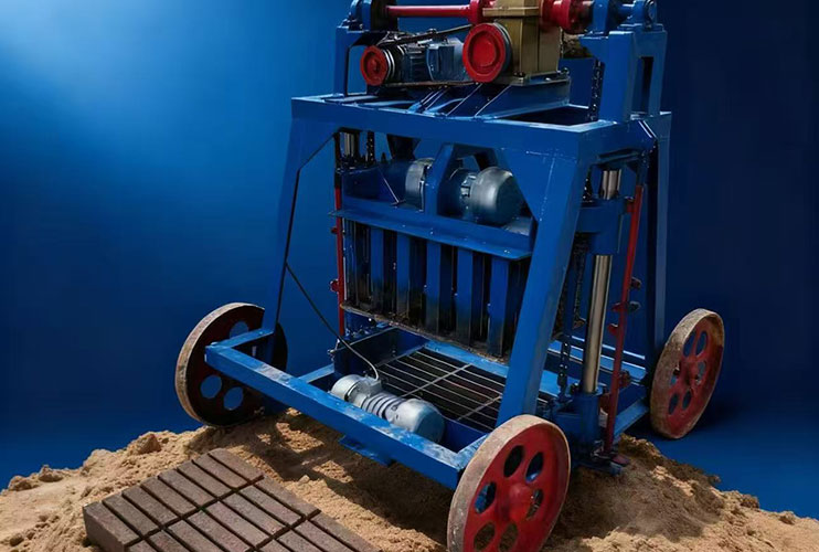 Petite Machine de Fabrication de Briques Mobiles - QMY4-40