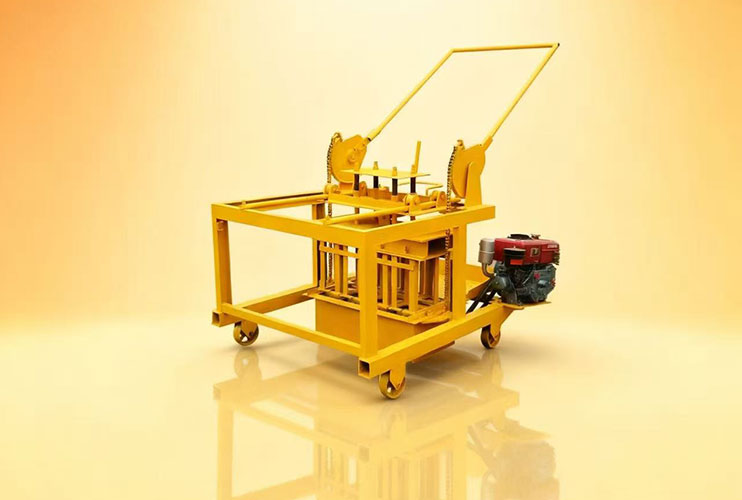 Petite Machine de Fabrication de Briques Mobiles - Gazole QMY2-40