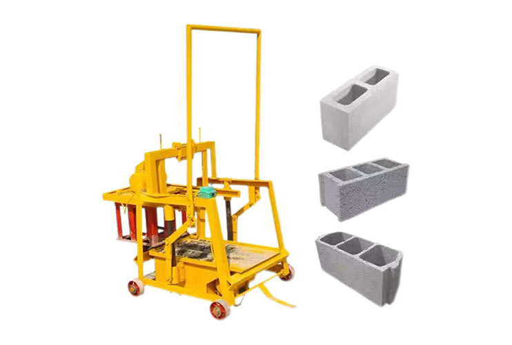 Petite Machine de Fabrication de Briques Mobiles - Gazole QMY2-40