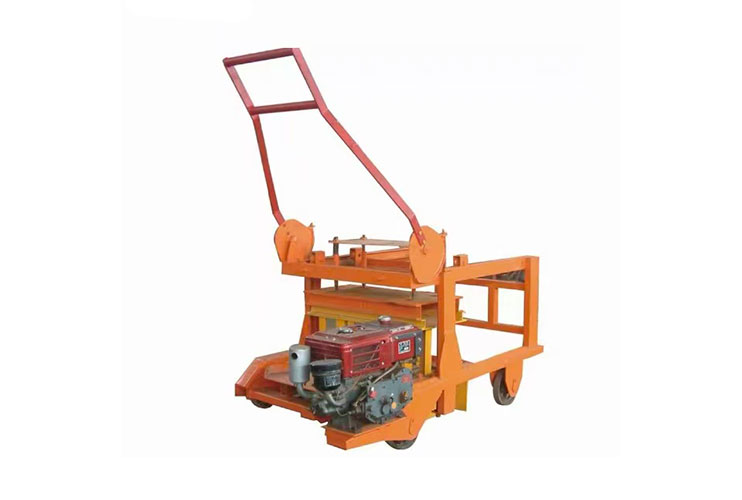 Petite Machine de Fabrication de Briques Mobiles - Gazole QMY4-40